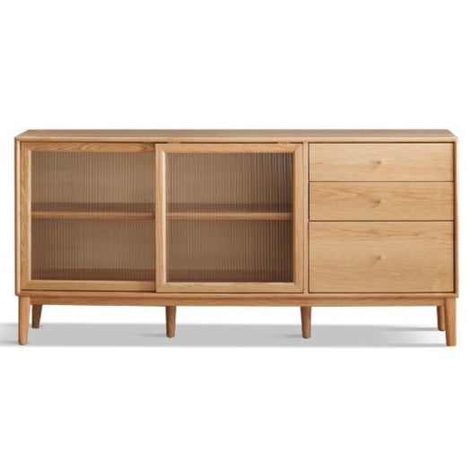 Oak solid wood Buffet cabinet, Sideboard :