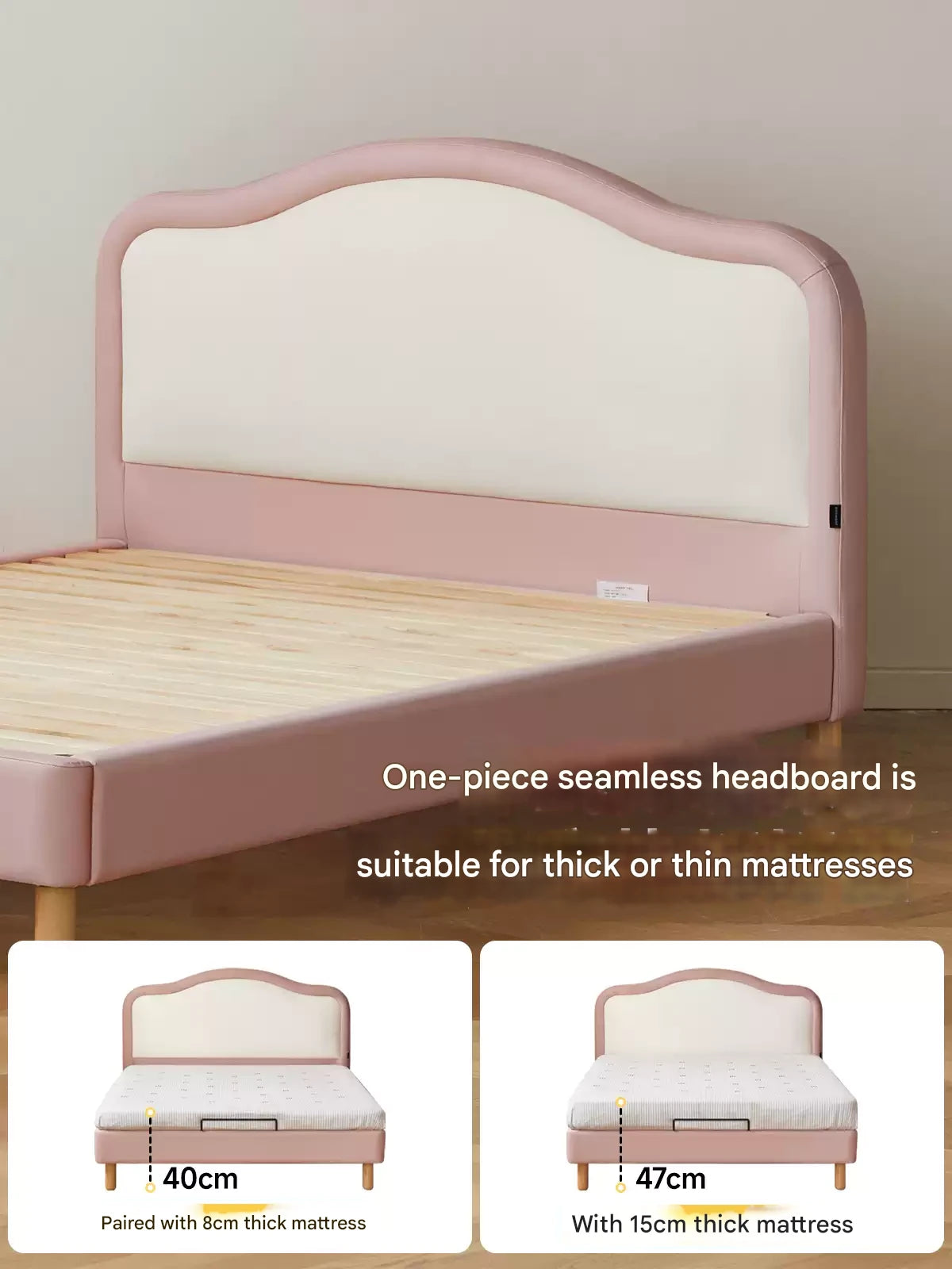 Organic Leather Kid's Soft Cloud Bed