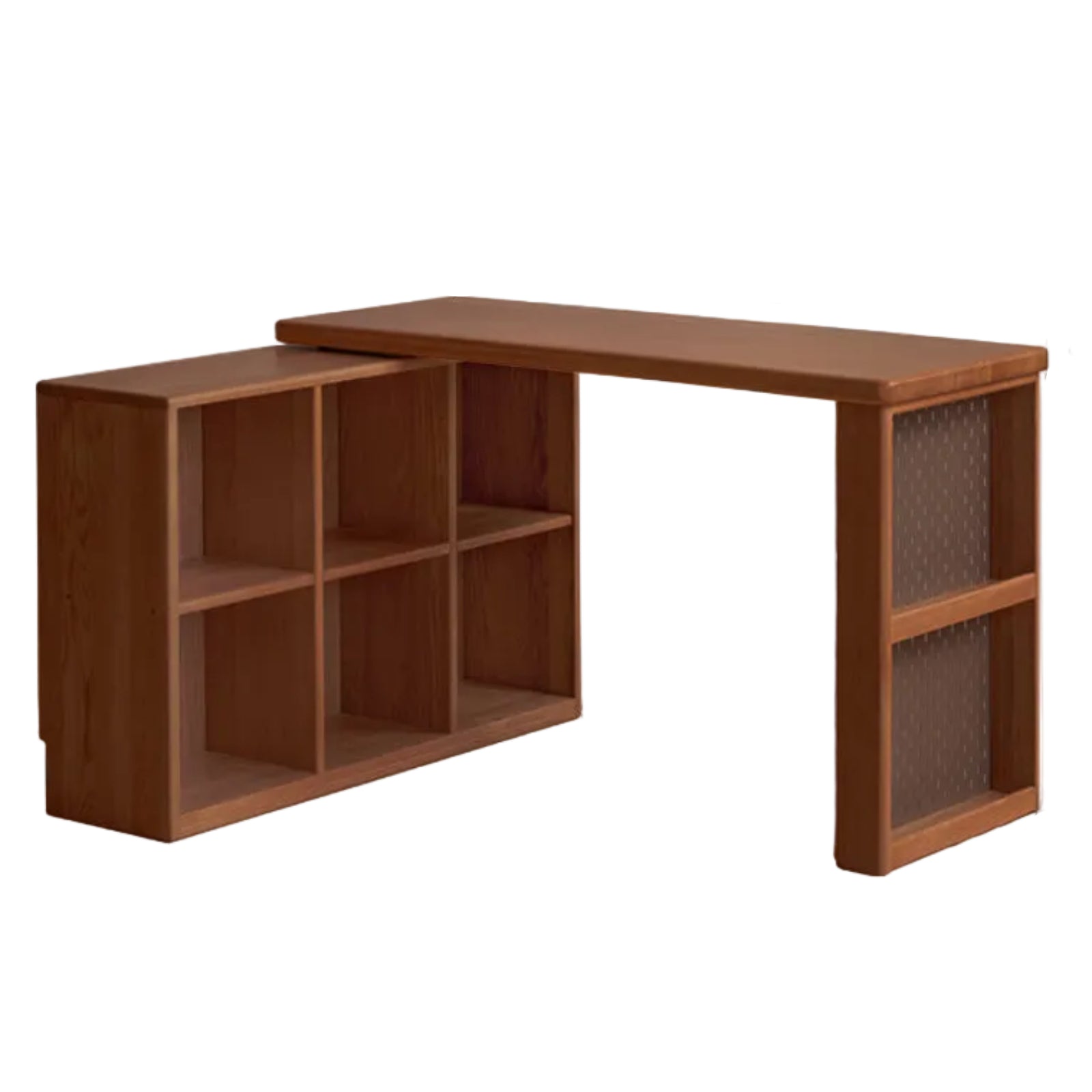 Oak Solid Wood Simple Corner Desk