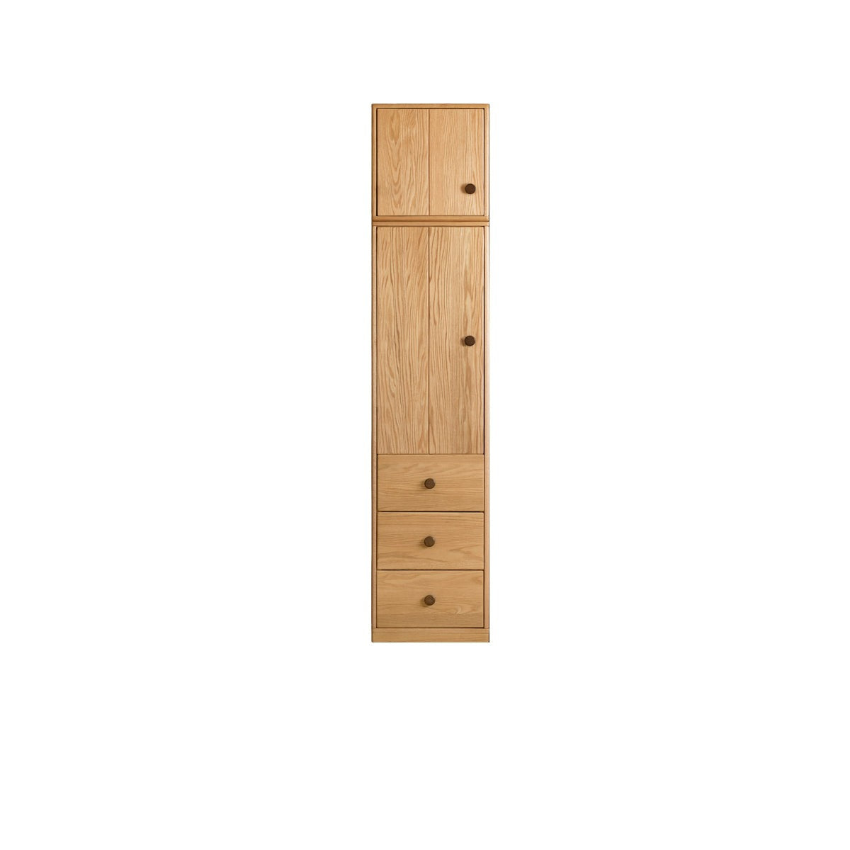 Solid wood deals tall linen cabinet