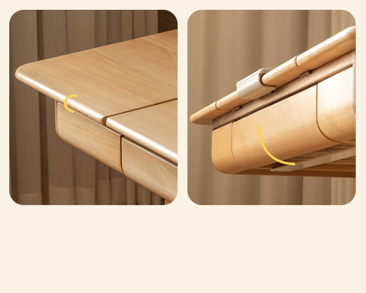 Beech Solid Wood Kids Study Table