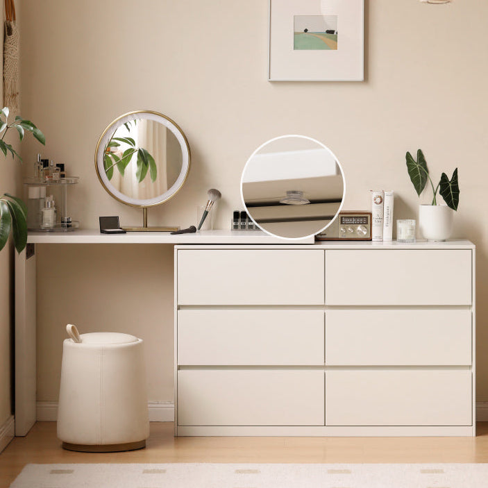 Poplar Solid Wood Makeup Table and Stretchable Vanity Table.