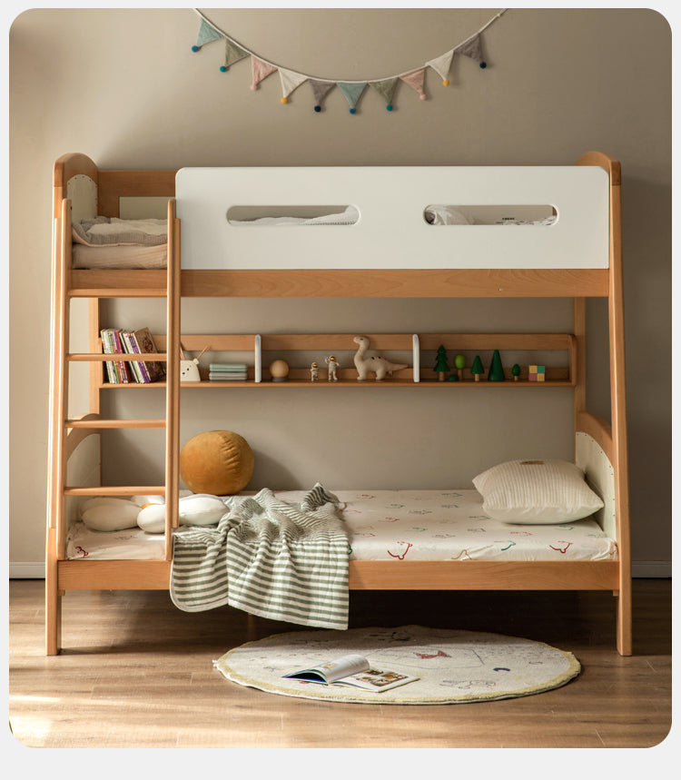 Poplar solid wood Children's multifunctional Bunk Bed.