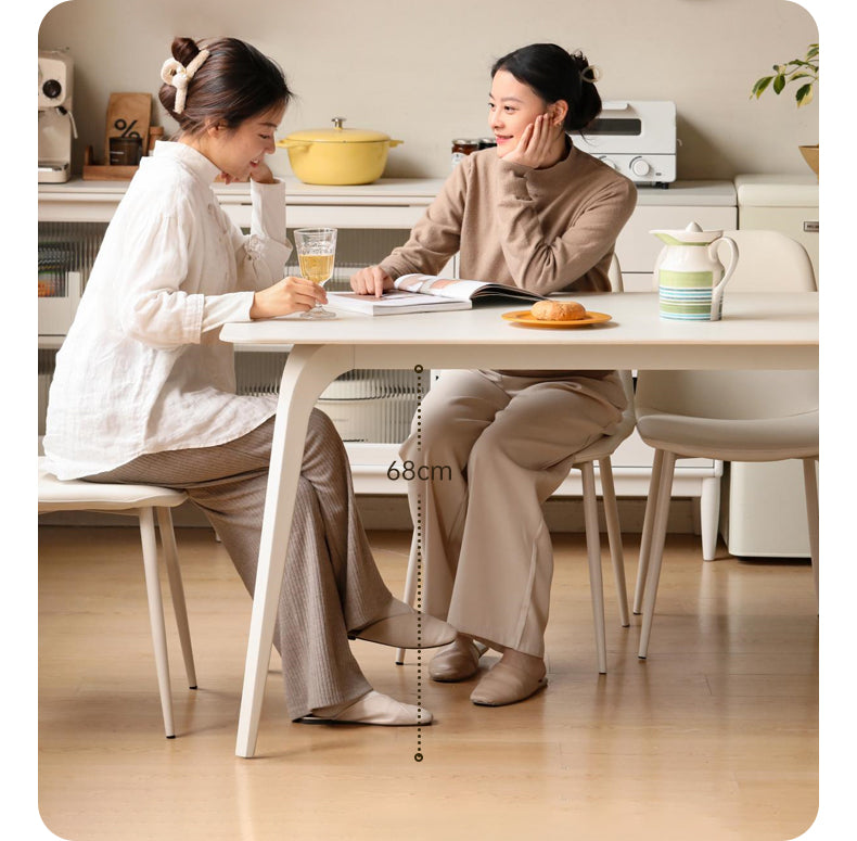 Rock Table French Cream Style Dining Table<