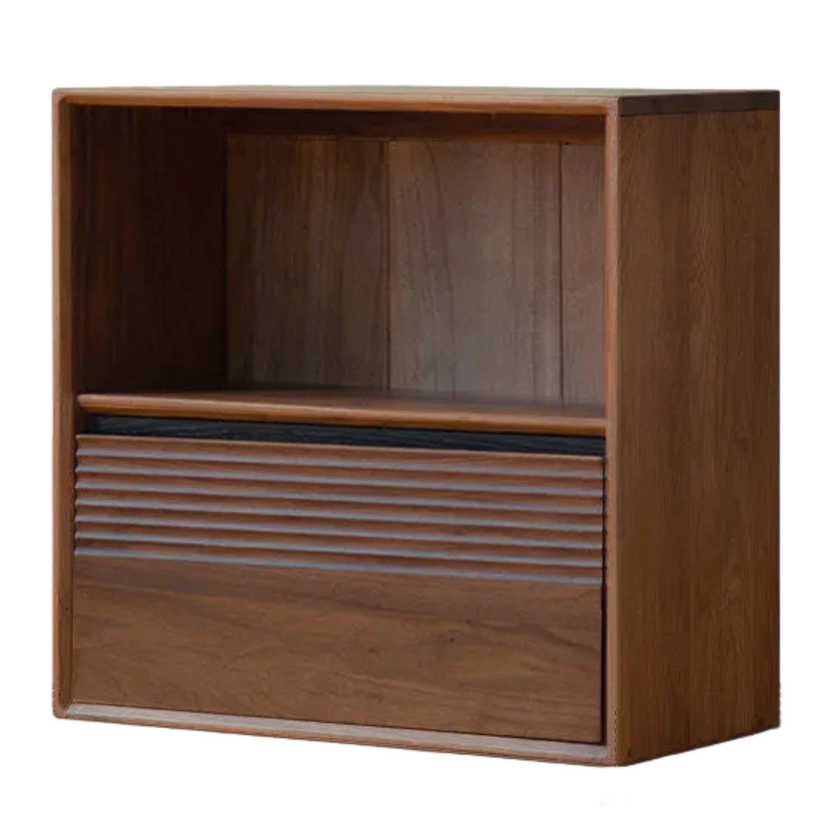 Sandalwood, Oak, Black Walnut, Ash Solid Wood Light Luxury Style Module Bookcase