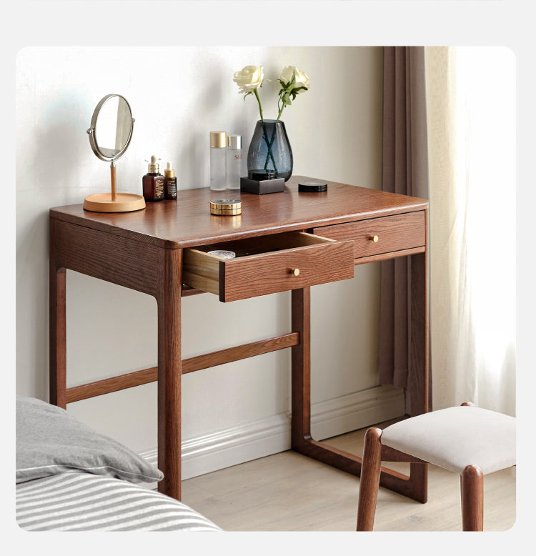 Small deals desk walnut