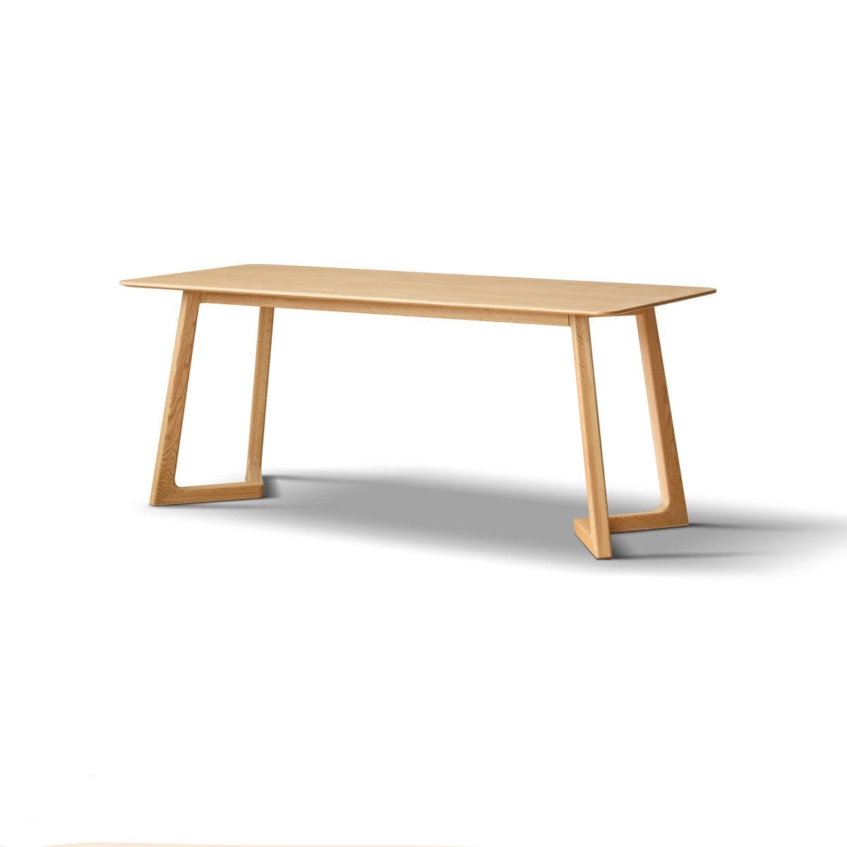 Oak solid wood large office desk-