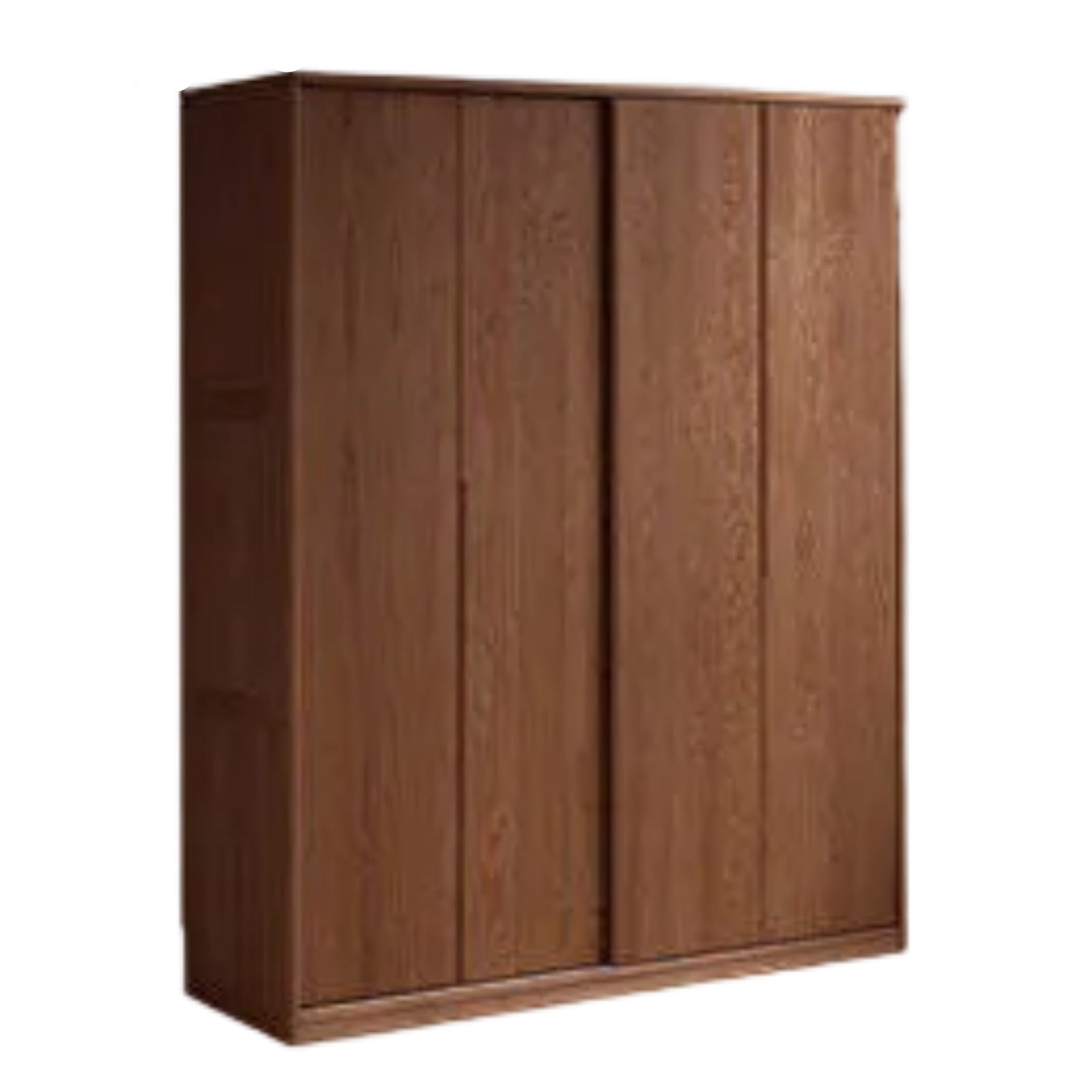 Oak Solid Wood Sliding Door Wardrobe.