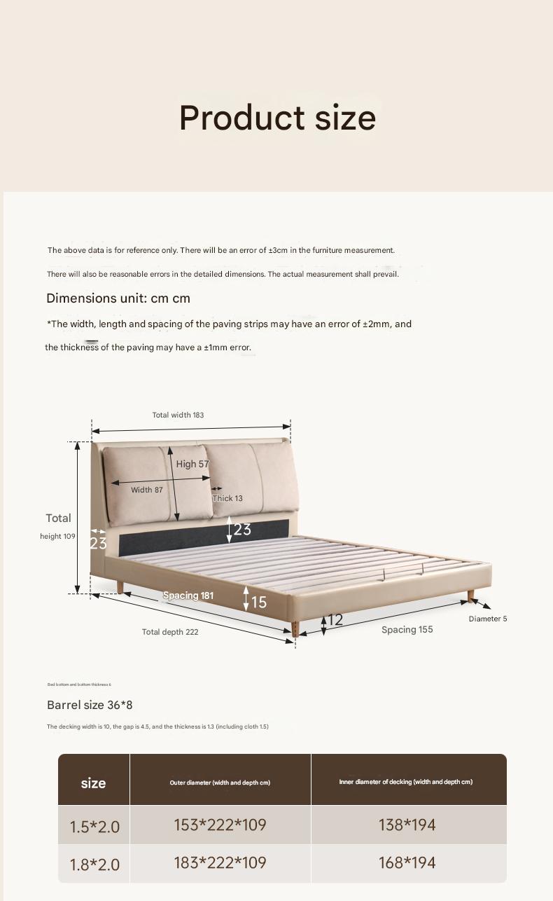 Fabric Bed with Removable Washable Covers