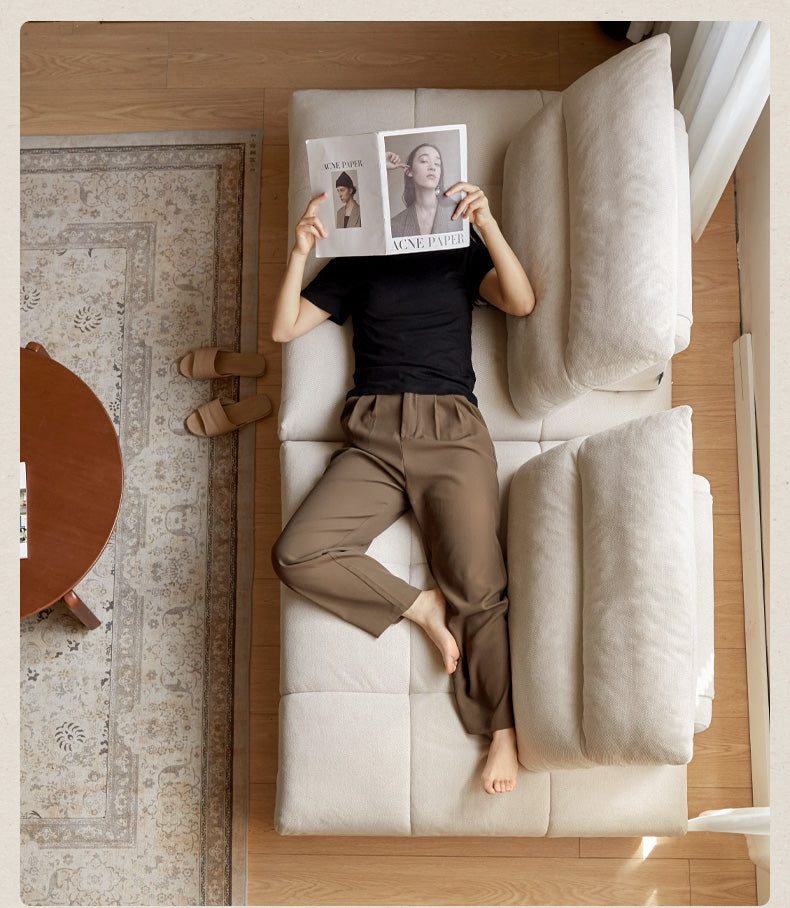 Modular Fabric Sofa – Modern Casual Free Combination Sofa Tofu Block Design