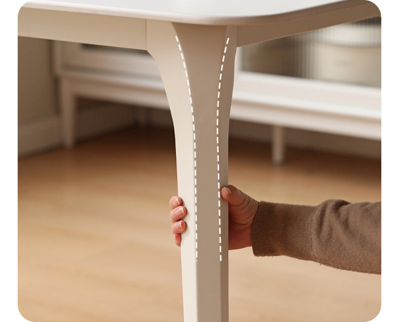 Rock Table French Cream Style Dining Table<