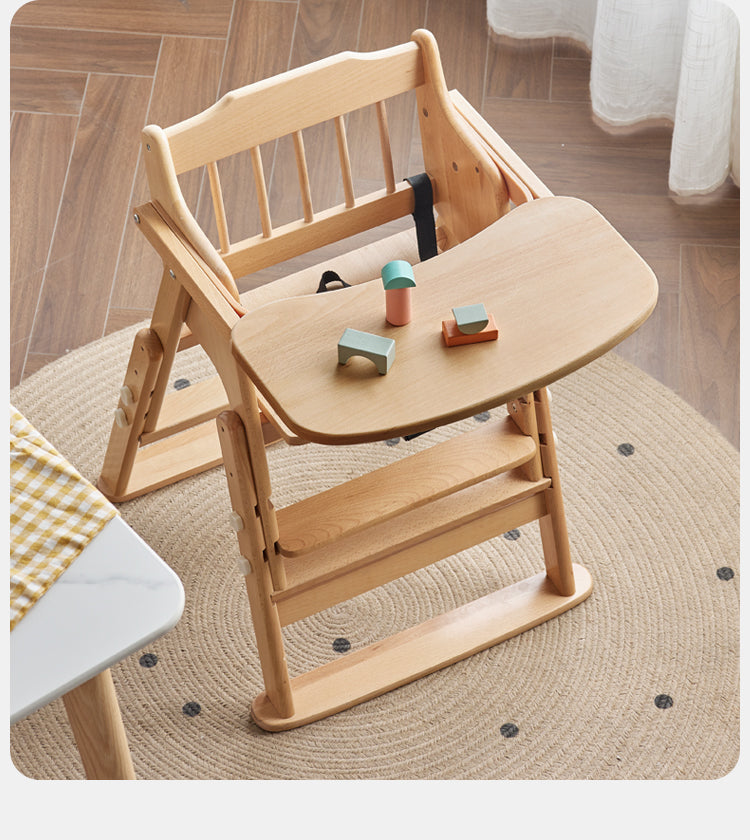 Wooden baby discount chair for eating