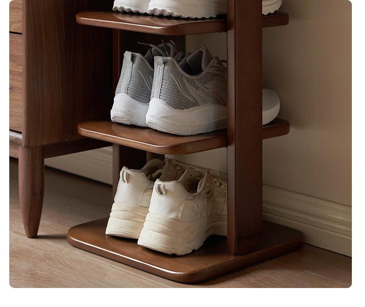 Beech Solid Wood Ultra-Narrow Shoe Cabinet