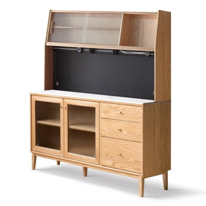 Oak solid wood Sideboard, Buffet cabinet :