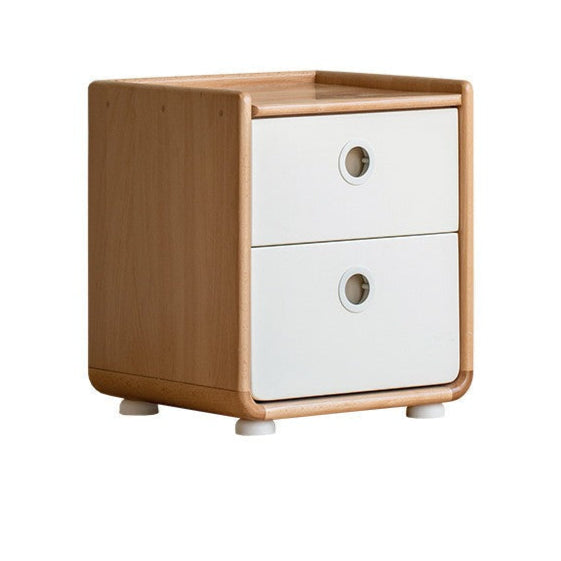 Beech Solid Wood Kids Nightstand