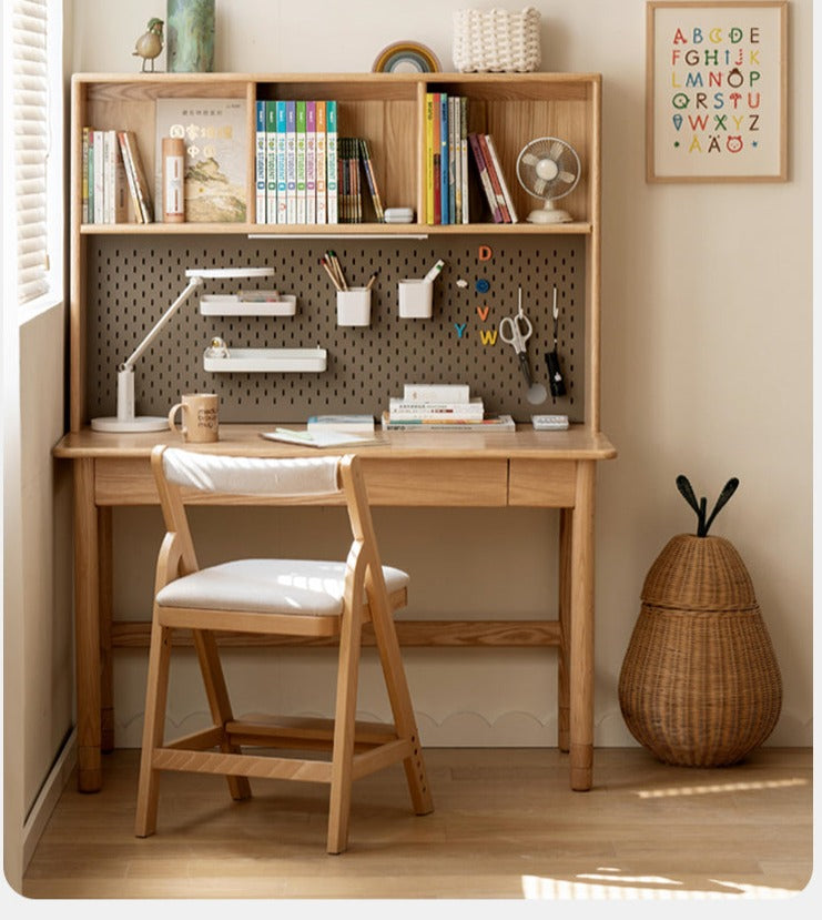 Children's desk shop with bookshelf