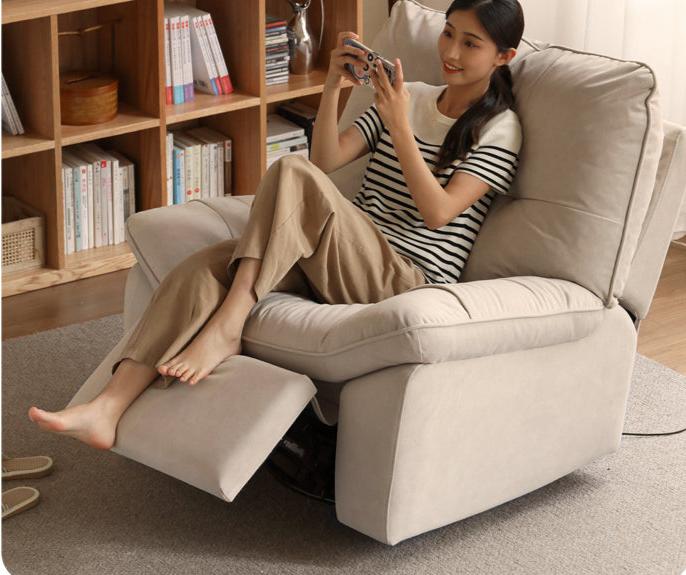 Fabric recliner chair electric