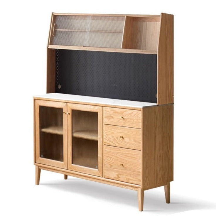 Oak solid wood Sideboard, Buffet cabinet :