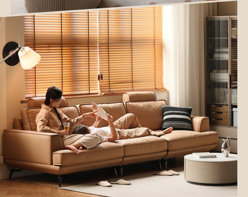 Technology Fabric Modern Down High Sofa