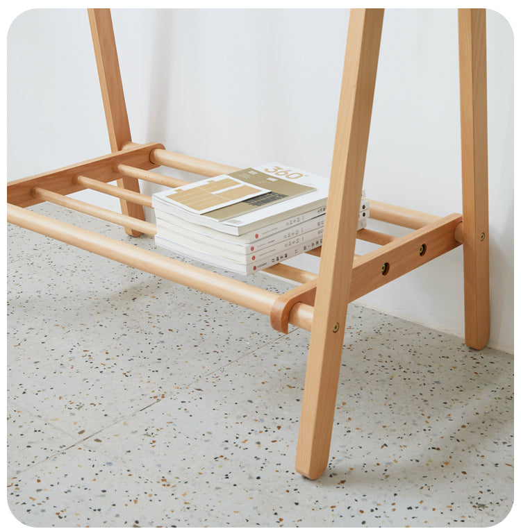 Beech Solid Wood Clothes Rack