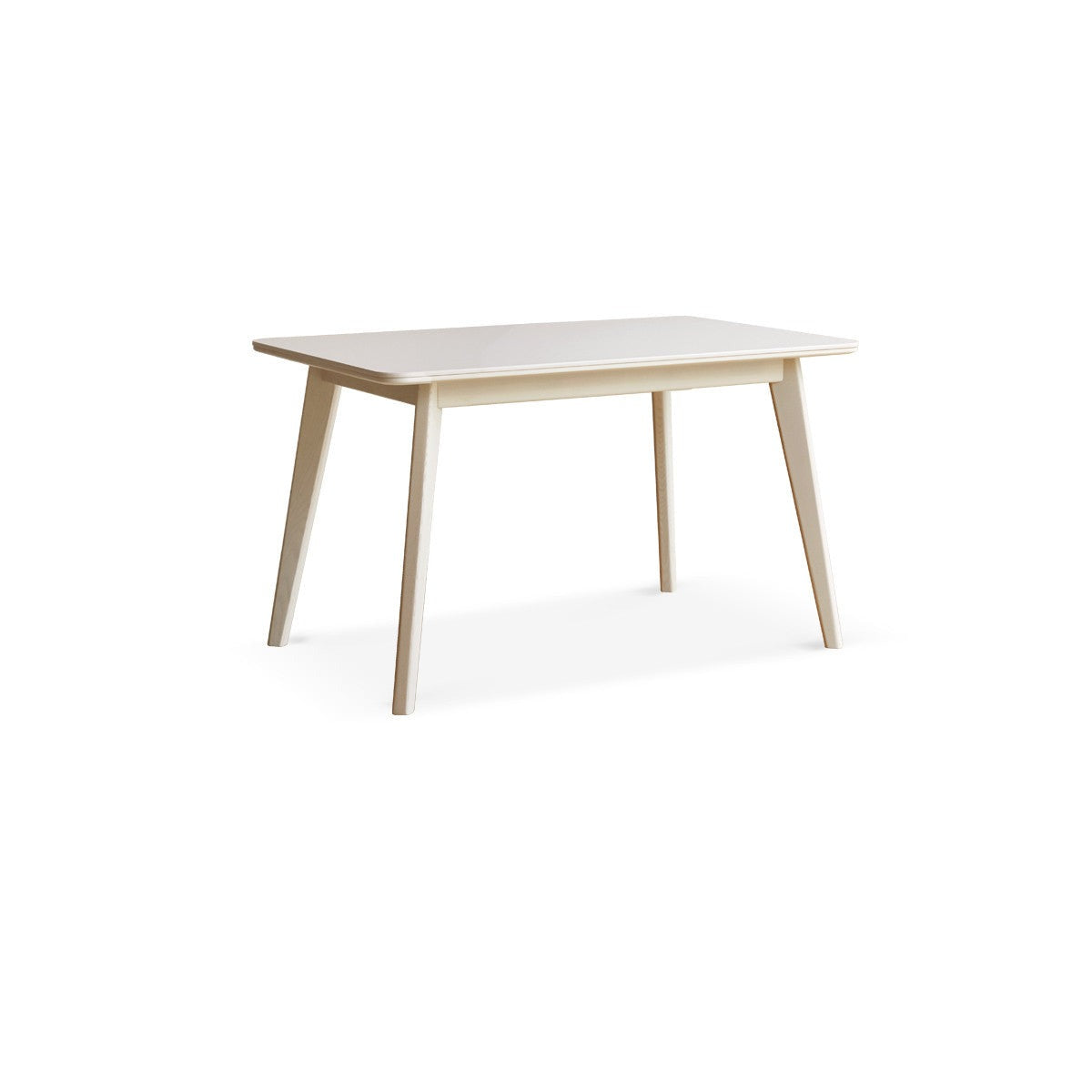 Slate dining table cream wind white Birch solid wood"