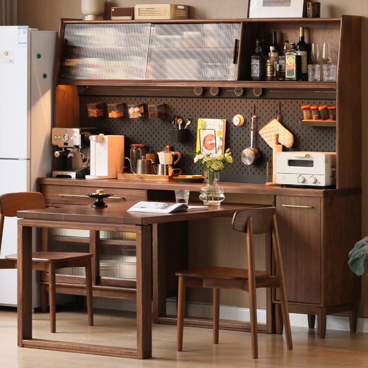 Black Walnut Multi-function Storage Sideboard