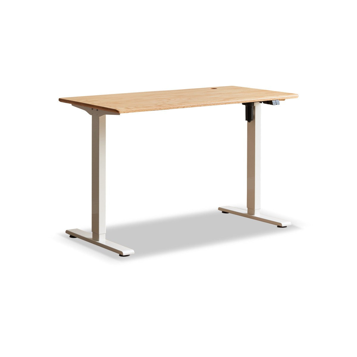 Oak solid woof standing desk, Sit-Stand electric lift Table-