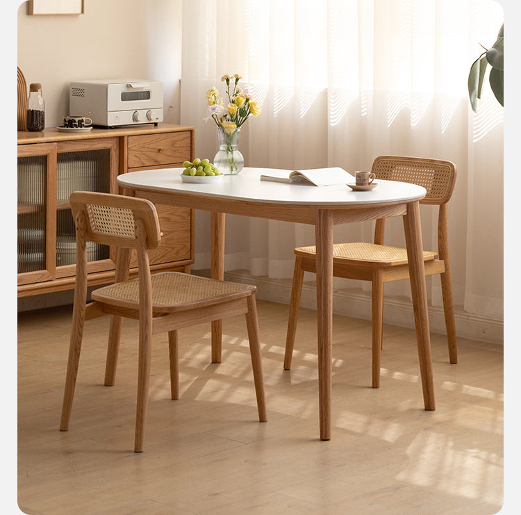 Oak solid wood Dining capsules table