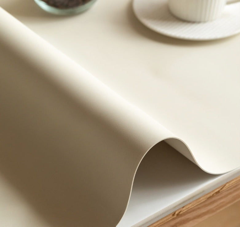 Leather table mat modern waterproof