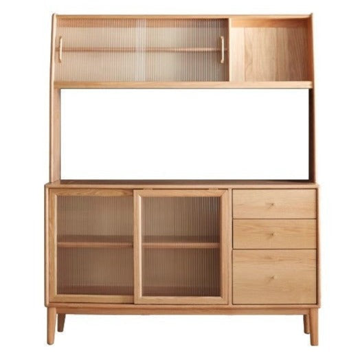 Oak Solid Wood Sideboards, Buffet Cabinets