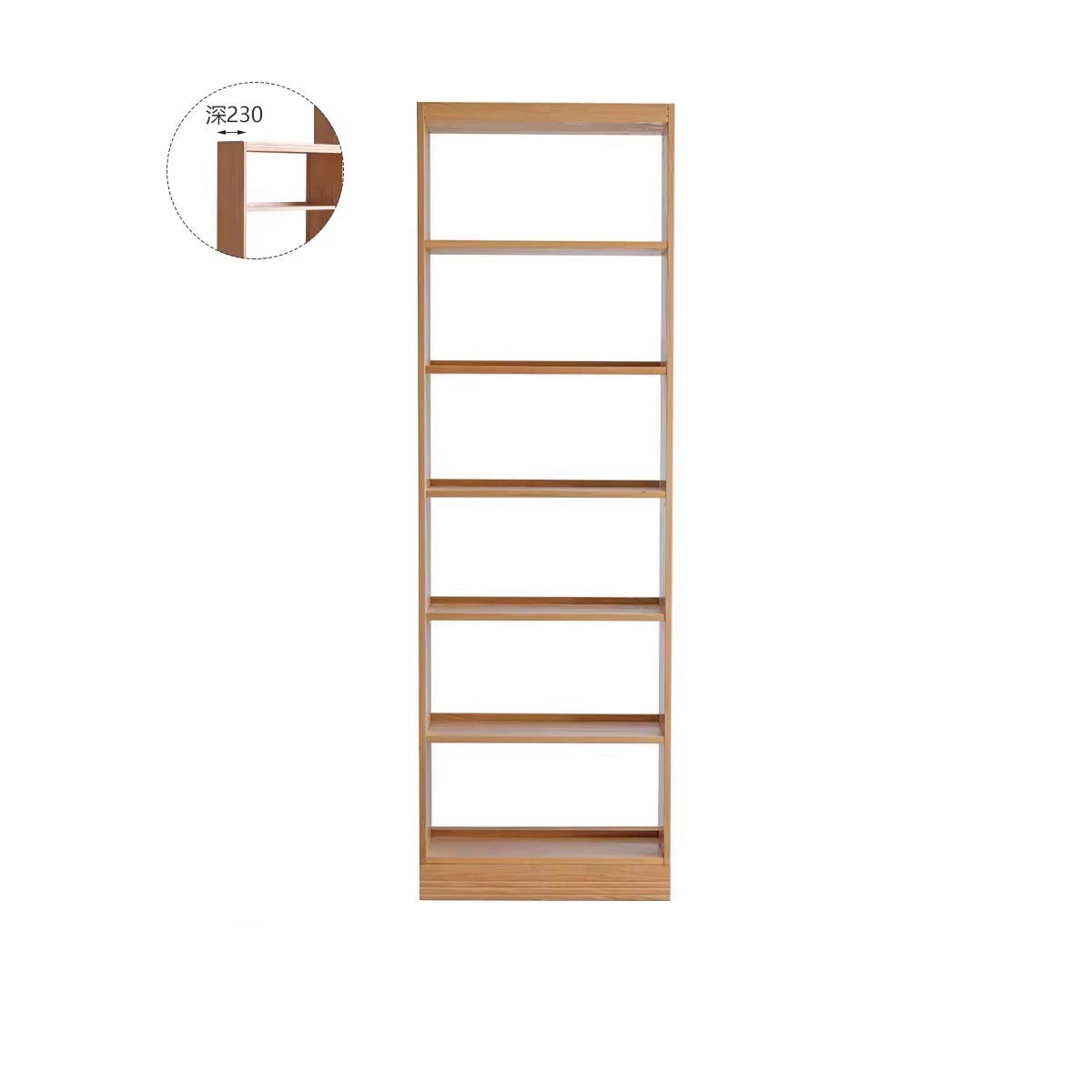 Floor To Ceiling Bookshelves Oak solid wood"