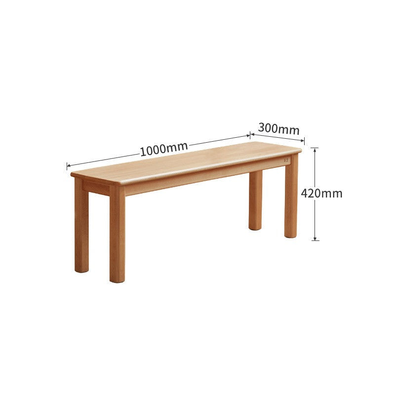 Beech Solid Wood Bench"