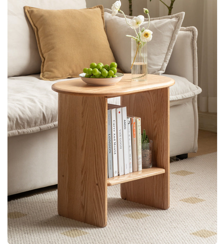 Oak Solid Wood Side Table Modern Simple ,Bedside Cabinet"-