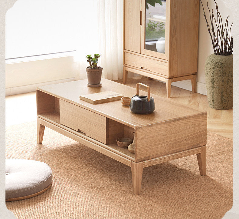 Ash Solid Wood New Style Modern Nordic Coffee Table