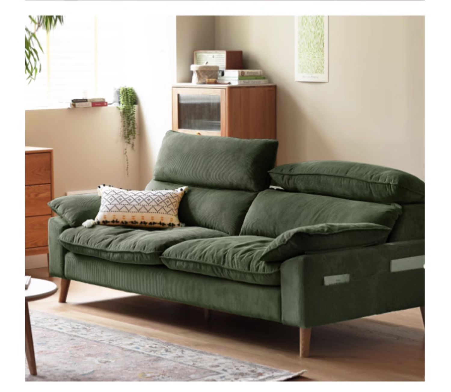 Ash Fabric Sofa Living Room