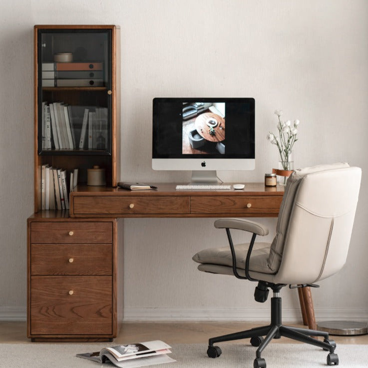 solid wood desk combination extension abbreviation desk home computer