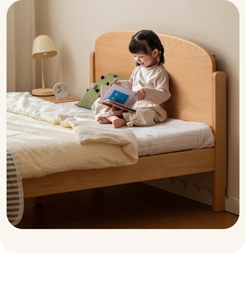 Beech Solid Wood Children's Bed Boys Girls<