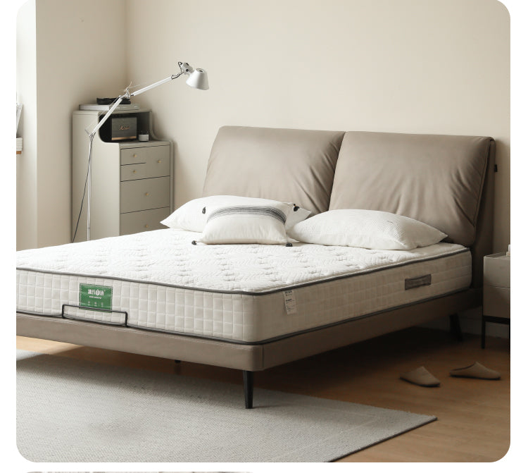 Technological fabric Bed,Genuine Leather Bed"