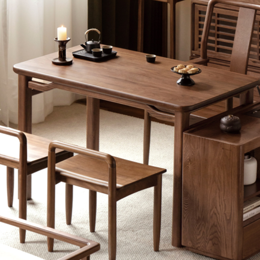 Black walnut, Ash rectangular tea table