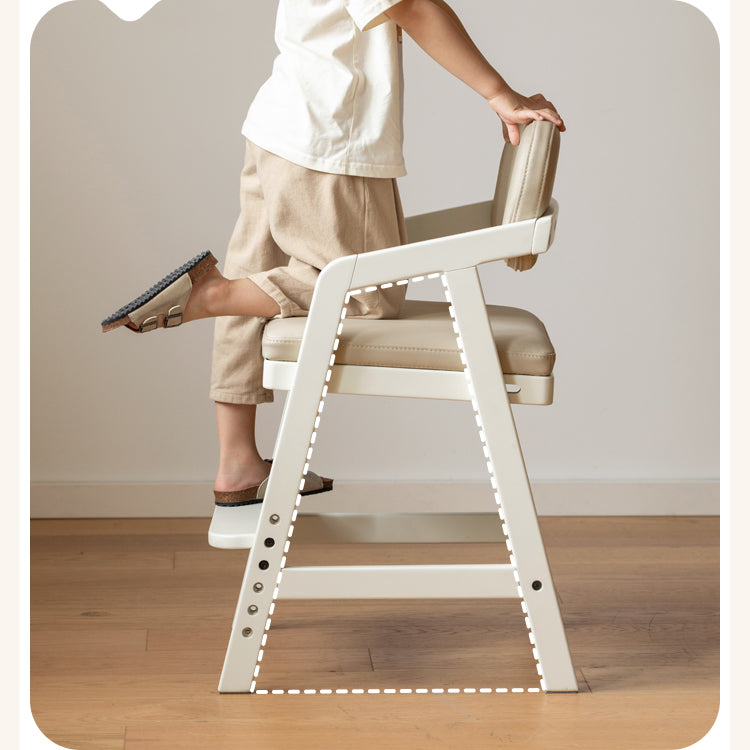 Birch solid wood children's cream style lift chair "
