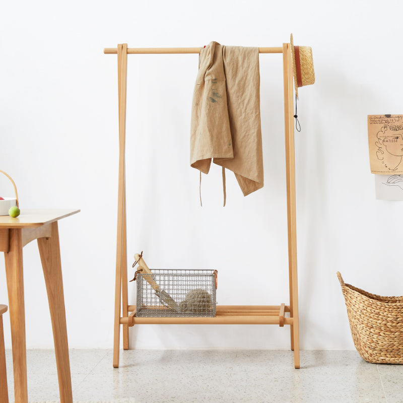 Beech Solid Wood Clothes Rack