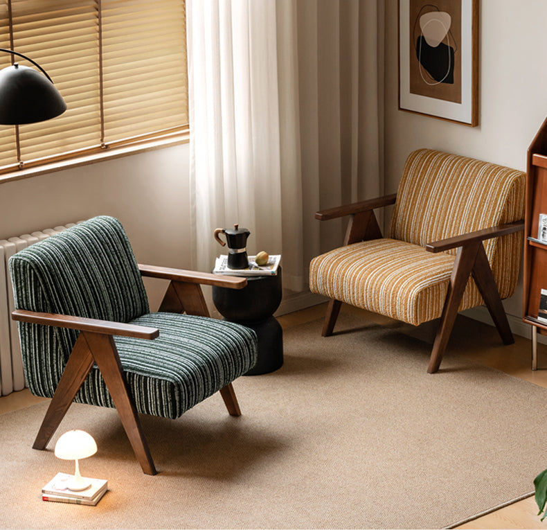 Fabric armChair American Retro