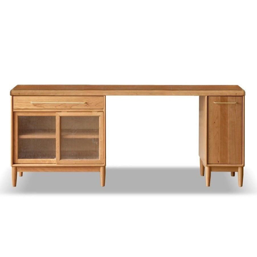 Cherry wood, Oak Solid wood Buffet cabinet :