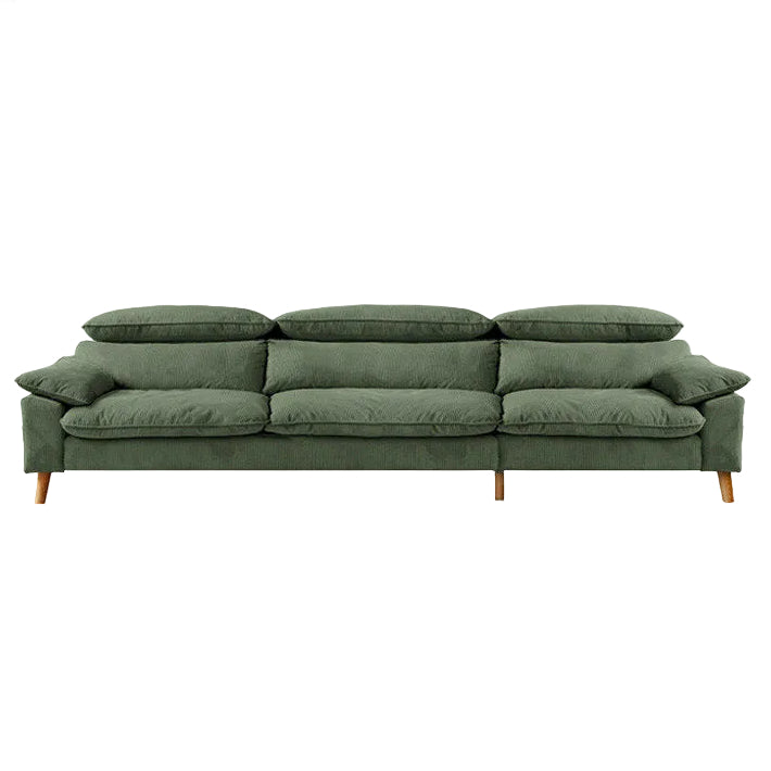 Modern Corduroy Retro Sofa with Cat-Scratch Cloth