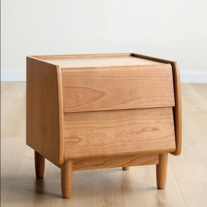 Cherry Wood Bedside Cabinet, nightstand"
