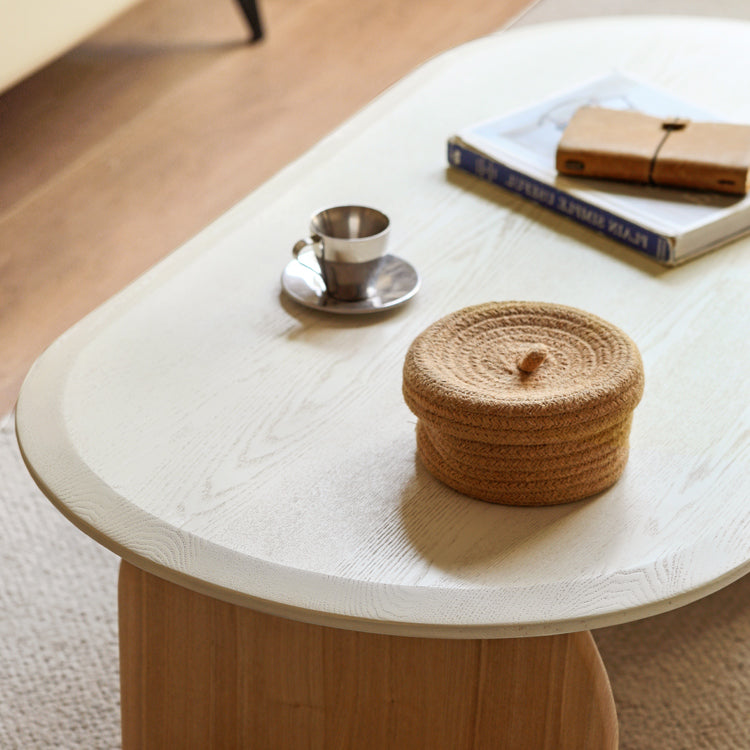 Ash Solid Wood Wind Tea Table "