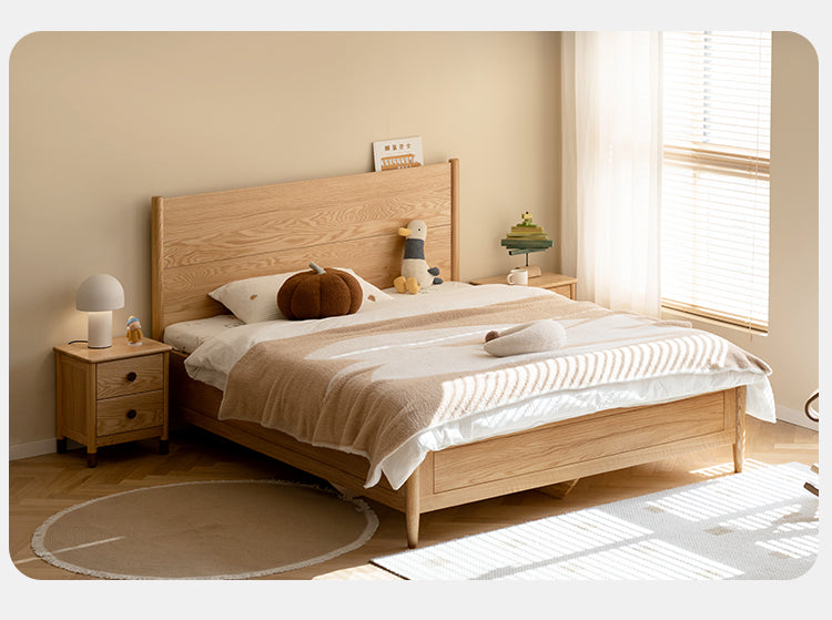 Beech, Oak Solid Wood Children's Box Bed