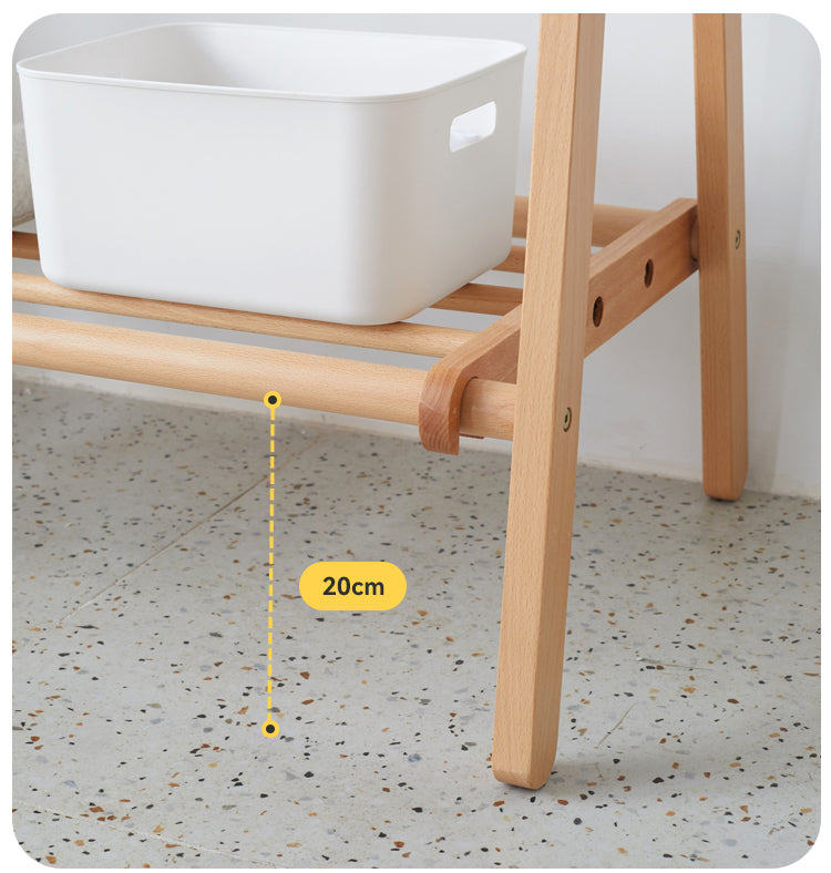 Beech Solid Wood Clothes Rack