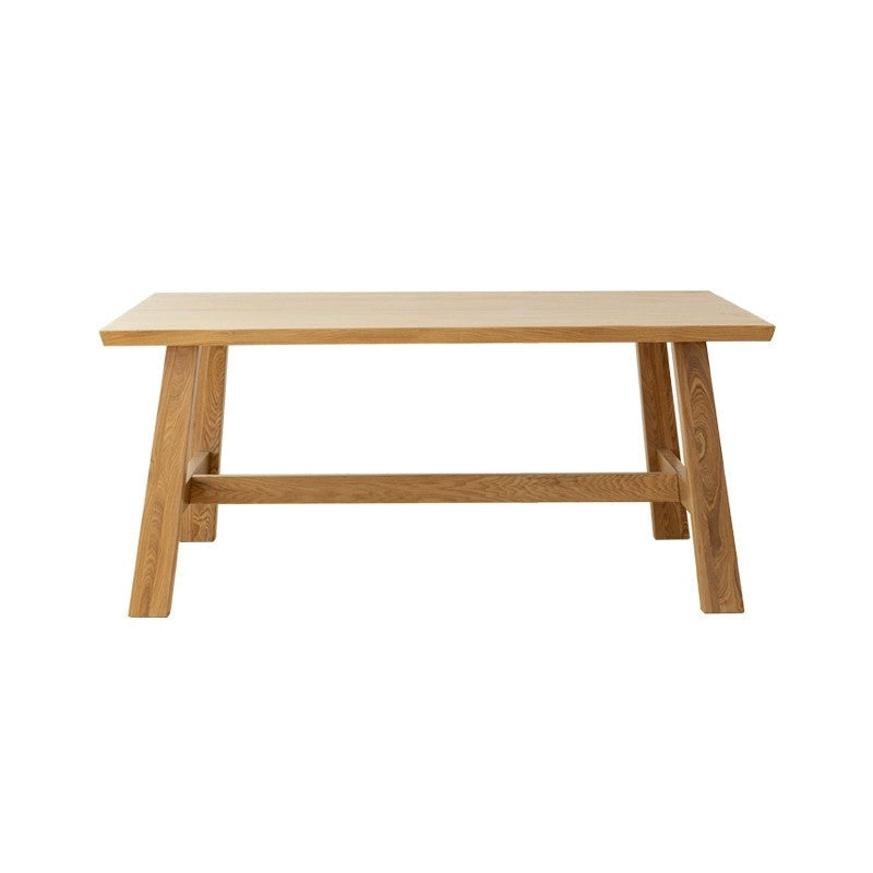 Ash solid wood Farmhouse style  natural edges Dining table "