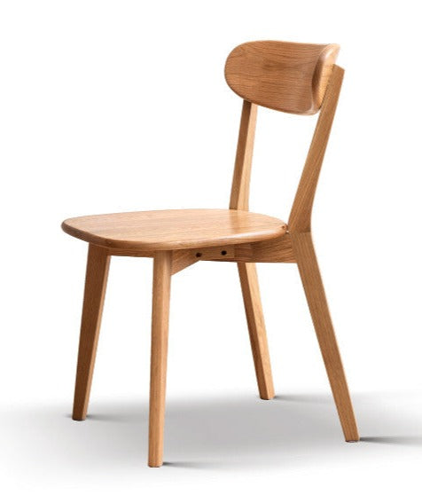 Cherry wood dining chair"